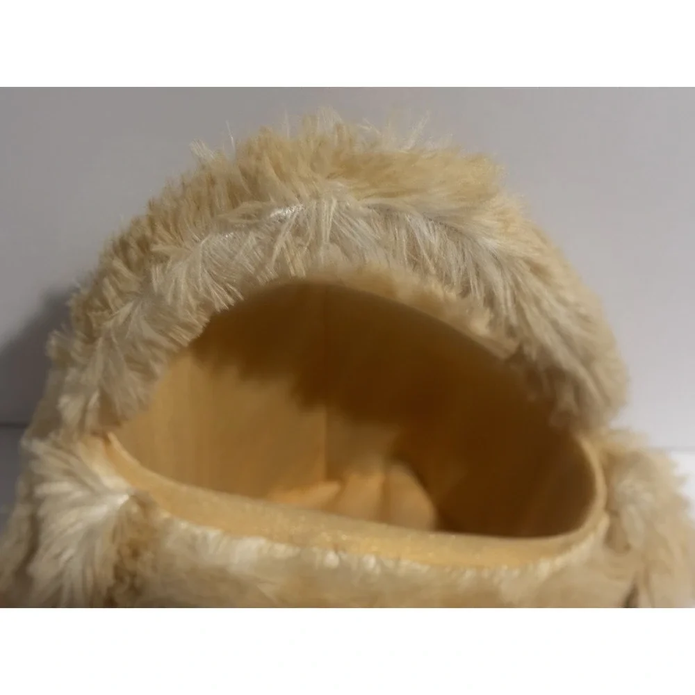 NEW Easter Basket Plush Bunny  Celebrate Rabbit Soft Handle Tan Khaki‎
